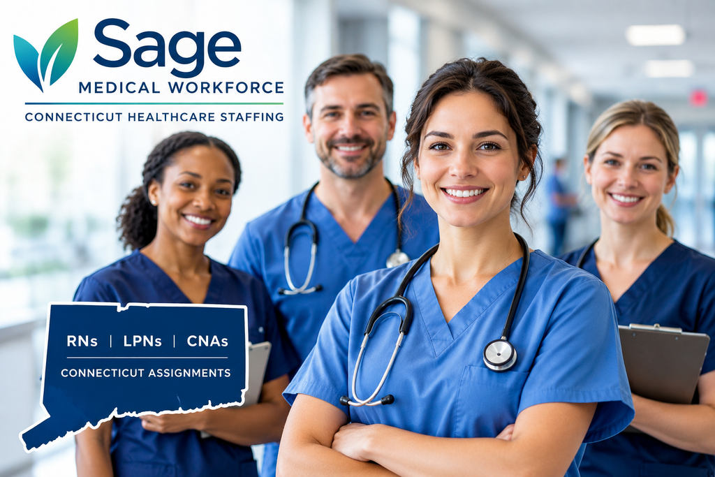 Connecticut healthcare staffing agency providing RNs, LPNs and CNAs